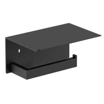 Porta Rolos Inox Preto Corinto